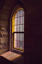 sunlight through a church window 