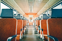 empty train car