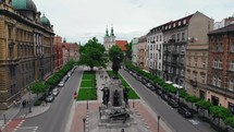 Monument in Krakow.