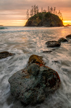 Sunset at the Beach. Northern California, USA.