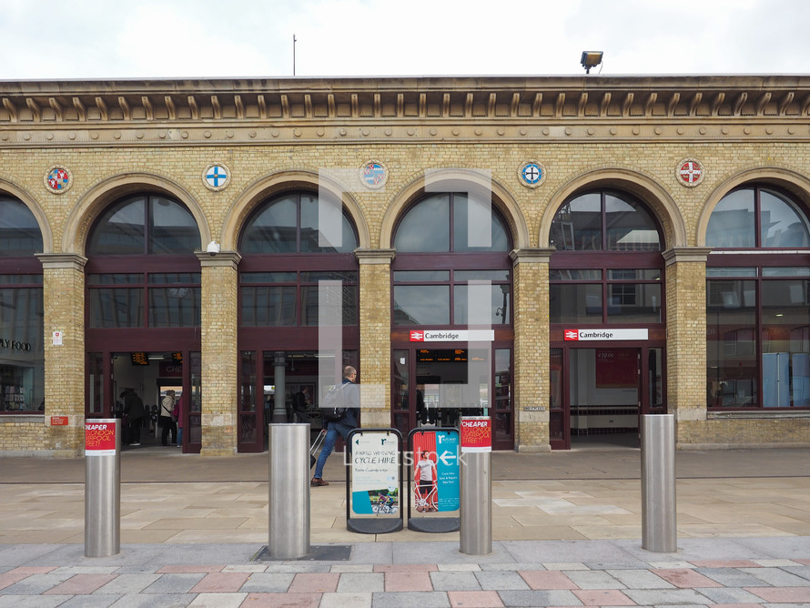 CAMBRIDGE, UK - CIRCA OCTOBER 2018: Cambridge railway station