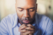 man in prayer