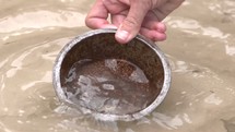panning for gold 