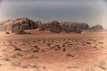 desert cliffs and sand 