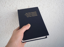 Multilingual New Testament written in German French Italian and English