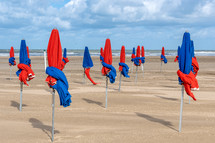 beach umbrellas on a beach 