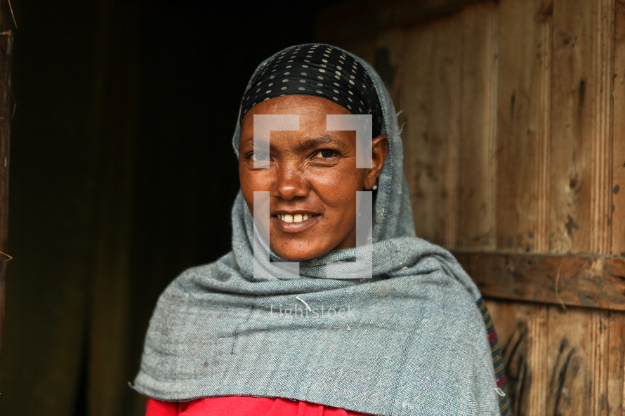 Shrouded Ethiopian Woman