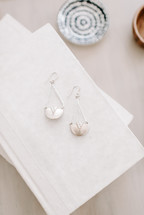 silver earrings 