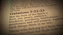 Galations 5:22-23