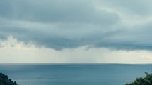 Timelapse of a storm forming over the Pacific Ocean in Costa Rica