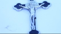 silver crucifix 