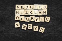 alphabet scrabble pieces 