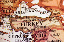 Turkey map 