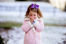 praying girl child 