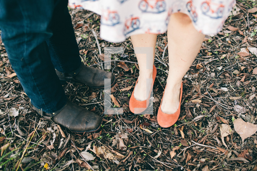 a couples feet 