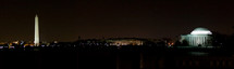 Washington DC skyline at night