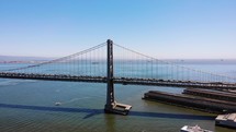 San Francisco Bay Bridge Panning Shot