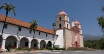 Santa Barbara mission exterior 