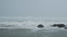 misty ocean tide 