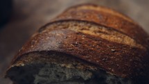 bread loaf closeup 