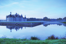Chateau Chambord at dawn, loire valley, France.- for editorial use only.	