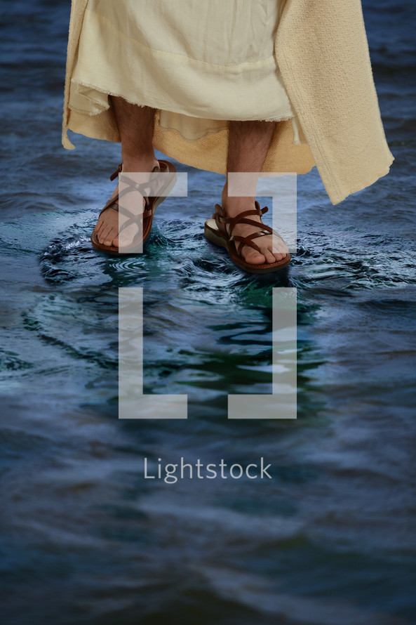 Jesus walking on water 