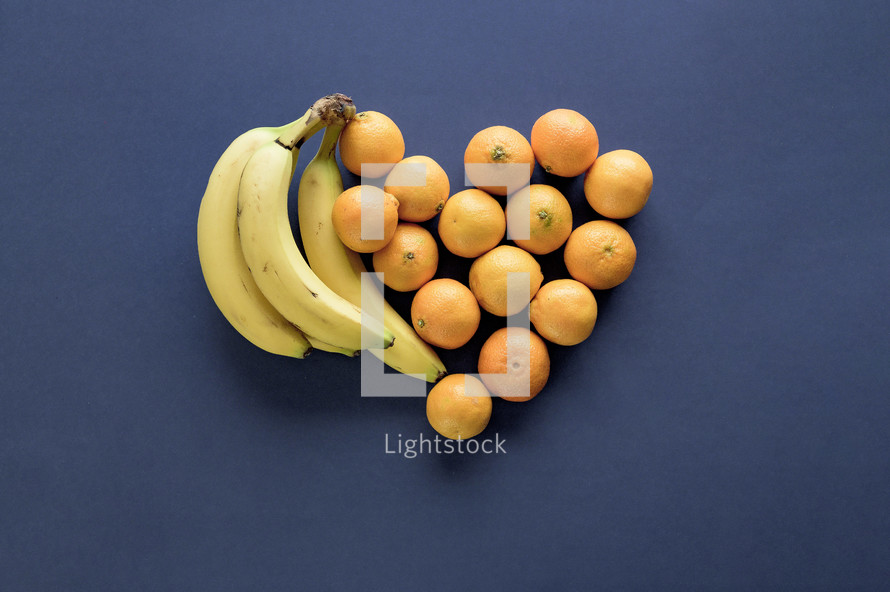 bananas and oranges