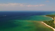 Aerial Cinematic Drone of Lake Michigan 