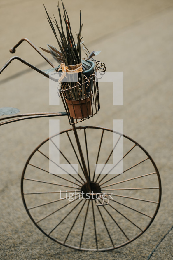 bicycle flower pot holder 