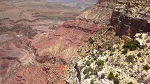 Cinematic aerial footage of the Grand Canyon National Park.