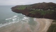 Aerial Pan of Barleycove Beach, County Cork, Ireland