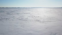 Frozen River With Snow 01