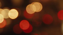 light effect on blurred bokeh abstract background