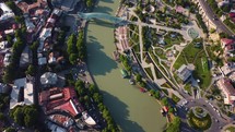 Summer in Tbilisi Aerial View