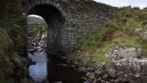 Waterfall Through an Old Stone Bridge, Healy Pass, County Cork, Ireland