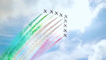 Italy Tricolor Acrobatic Planes