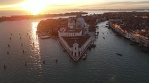 Drone footage of Venice, Italy.