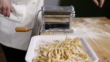 making noodles 