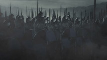 Army of Saxons Armed and Ready for War