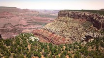 Cinematic aerial footage of the Grand Canyon National Park.