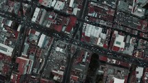 Bird's Eye View Of Ciudad de México (CDMX) At Daytime - drone shot	