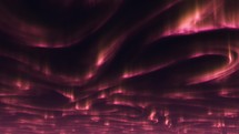 Pink Aurora Borealis Swirling Against a Black Night Sky Backdrop