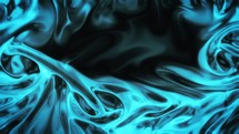 Psychedelic Cyan Blue Dynamic Backdrop. abstract	