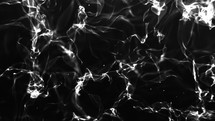 Abstract Background With Flowing Objects In Dark Liquid	