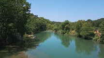 Calm Guadalupe River in Texas