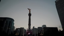 Angel of Independence in Mexico City during dusk	