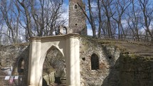 Watchtower ruins Prague