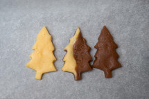 Christmas tree cookies 
