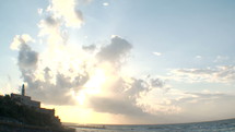 Time lapse of clouds over the Tel Aviv Beach