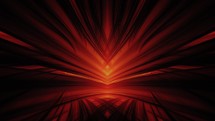 Luminescent Red-hued Tunnel Featuring a Fractal Wormhole